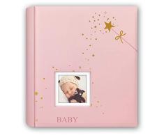 ZEP S.r.l. Sandrine Pink Album Fotografico Carta e Carta Rosa per 200 Foto 10x15 cm