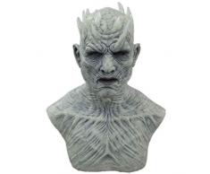 Maschera notturna King, Halloween, cosplay, notte di Re Zombie in lattice, accessori di scena per Halloween, decorazioni per Halloween, travestimento da zombie