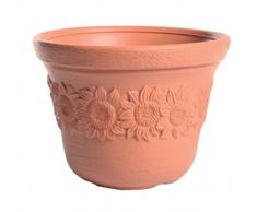 Terra - Vaso da Fiori Sunny, Terracotta, 35 cm