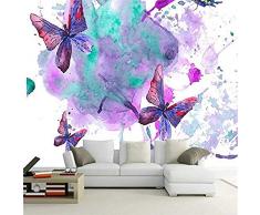 XHXI Carta da parati murale di arte astratta 3D Carta da parati murale personalizzata per TV a farfa Carta da parati fotomurali poster murale Soggiorno camera letto minimalista tv sfondo-400cm×280cm