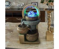 Indoor Fontana in Resina Acqua Ornamenti Feng Shui Sfera Display Cerimonia Bonsai umidificatore casa di Apertura Regalo