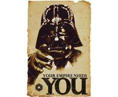 1art1, 52077, Poster, motivo: Star Wars - Empire Needs You, 91 x 61 cm