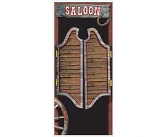 Unique Party 49629 - Poster per Porta Plastificata Rodeo Western, 76 x 152 cm