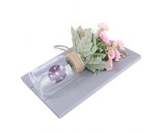 Artibetter 1Pc Supporto Per Piante Parete Vaso Di Legno Fioriere Appese Appeso Fioriera DAria Vaso Di Vetro Appeso Fioriere Parete Appeso Decorazione Della Parete Fiore Appeso