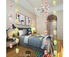 Amosfun Uova di Pasqua Bubble Uova Colorate Hanging Decoraster Regalo Pasqua Decorazione del Partito Creativo Bella Pasqua Decor (Colore Casuale)