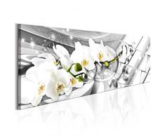 murando Quadro Orchidea Fiori 120x40 cm 1 pezzo Stampa su tela in TNT XXL Immagini moderni Murale Fotografia Grafica Decorazione da parete b-B-0144-b-c Astratto