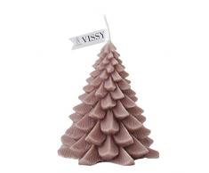 Kripyery Albero di Natale Aromaterapia Desktop Albero di Natale Decorazione Candela Crea Atmosfera Eco-Friendly Marrone chiaro