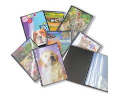 instantstore Lotto 12 Album per 432 Foto 10x15 (1 Album = 36 Foto) Set di 12 Pezzi con Copertina Morbida Vari Colori e Fantasie assortite