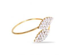 SXUUXB Set di 6 Portatovaglioli in Metallo per Festa di Matrimonio e Decorazione Della Tavola(Dorato)