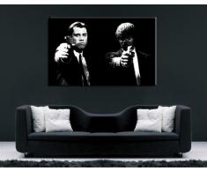pulp Fiction tela 100 x 70 cm teren! Stampa già montata sul telaio! Pop Art tele, immagini per decorazione - decorazione. Film/Movie/Tv Stars Kunstdrucke e dipinto