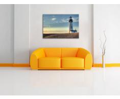 Faro di pittura su tela, Immagini XXL completamente incorniciati con grandi cornici di cuneo, foto muro Stampa artistica con cornice, più economico di pittura o di un dipinto a olio, non un manifesto o un cartello, Leinwand Format:60x40 cm