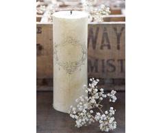 Jeanne d´Arc living JDL Candela Pasquale Candela Pillar Altar Candela Blocchi Decorata H20 cm