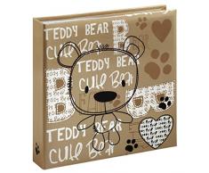 Hama 2174 Album Memo, 100 Pagine, 200 Foto 10 x 15, Marrone