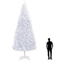 Lechnical Albero di Natale Albero di Natale Artificiale Albero di Natale Realistico Alberi di Natale Albero di Natale Artificiale 500 cm Bianco