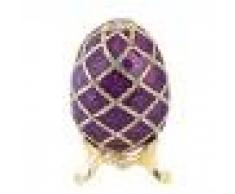Homyl Scatola Di Gioielli Espositore Cassa Gioielli Decorazione Da Casa Stilo Uovo Di Pasqua
