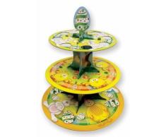 Amscan - Alzata per Muffin a 3 Piani - Decorazioni Pasquali