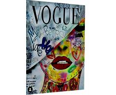 Magic Canvas Art - Fashion Fashion Pop Art Quadro su tela, 1 pezzo, stampa artistica di alta qualità, formato A4014, dimensioni: 90 x 60 cm