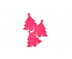 Set da 50 Segnaposto albero di natale ROSSO