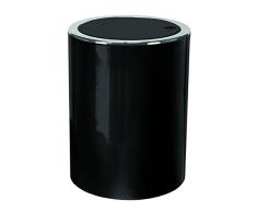 Kleine Wolke 5829926858 cap - Pattumiera per Bagno, da 5 Litri, Colore: Nero