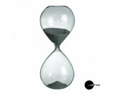 Mascagni Clessidra 60Â Minuti Vetro Grigio 29,6Â x 10Â x 10Â cm