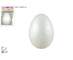 1 UOVO OVETTO IN POLISTIROLO DA 13 CM DECORAZIONE PASQUALE PASQUA