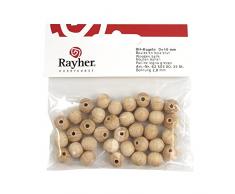 RAYHER - SFERE DI LEGNO GREZZO FSC100%, 12MM , 3MM , BUS.BLIS. 25PZ - RAY-336248600