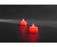 Konstsmide 1987-550 / Lumini LED Set da 2 pz / 2 diodi rossi/a batteria sino a 105h