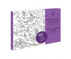 Omy Poster Gigante da colorare Magic 100Â x 70Â cm