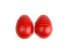 LEORX Maracas in plastica musicali a percussione, giocattoli per bambini, motivo Uova shaker colorate per bambini, 12 pezzi, colori assortiti