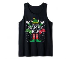 Gamer Elf - Pigiama natalizio divertente da gioco con famiglia Canotta