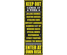 Empire - Poster da porta Gamer - Keep out + accessori