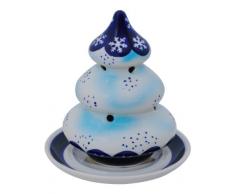 Originale Bunzlauer candela albero di Natale in ceramica con motivo decorativo DU11