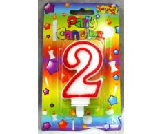 Candela BIANCA / ROSSA decorativa N. 2