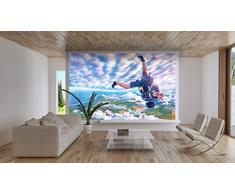 Caduta libera free fall skydive paracadutista quadro da parete fotomurale by GREAT ART XXL poster decorazione da parete 140 cm x 100 cm