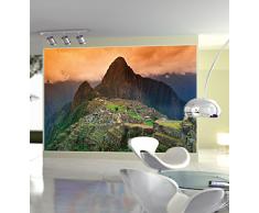 GREAT ART® Fotomurale – Paesaggio Sud America – Città in Rovina Machu Picchu Montagne Quadro XXL Decorazione da Parete Carta da Parati Fotoposter 210 x 140 cm