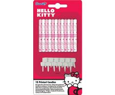Procos Hello Kitty Rotondo Rosa, Bianco 12pezzo(i) candela di cera