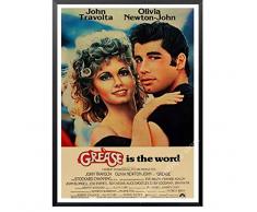 ZOEOPR Poster Grease Film Poster Poster Serie di Film Poster E Stampe Personaggi del Film Poster su Tela Pittura Immagini Murali Home Decor 50 * 70Cm Senza Cornice