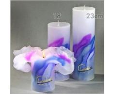 Candela Passione Di Arte Blu Candela Lotus 23 cm