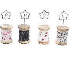 IDEA SEGNAPOSTO NATALIZIO 4 SEGNAPOSTI NATALIZI , SEGNAPOSTO ORIGINALE PER LA TAVOLA DI NATALE