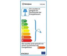 Westinghouse Lighting Lampadario con Ventilatore R7s, 80 W, Grigio/Nero