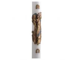 Holyart Cero Pasquale Bianco Cristo Risorto 8x120 cm