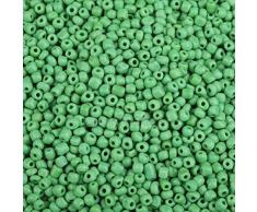 1350pcs 3mm Perline Vetro Perline per Bigiotteria Perline Colorate Rotonde Miste, Tinto, 3mm in Diametro