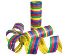 Susy Card 11144706 - Stelle filanti, 10 rotoli, colori assortiti (giallo, viola, blu, rosso, verde)