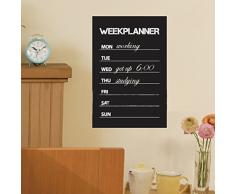 Adesivo Da Parete Settimana Planner Lavagna Lavagna Rimovibile Decorazioni Per La Casa Decalcomania