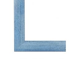 Cornice, Cornici dei quadri, portafoto OLIMP, 37x50 cm o 50x37 cm in BLU CHIARO LAVATO, vetro artificiale con l'antiriflesso cornice in MDF rivestiti di un foglio decorativo, 35 mm di larghezza