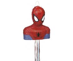 Unique- Spider-Man Ultimate Pinata-Tirare la Corda, Multicolore, 46378