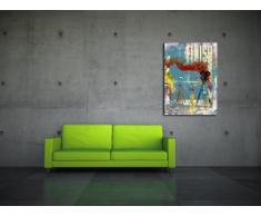 Wow – Top offerta. Solo molto WEIGE esemplari (le leggi della società dei consumi 100 x 70 cm) Collage quadro modern, culto Poster su tela ideale come regalo di Natale o regalo di compleanno. Schöner & moderno stampa artistica