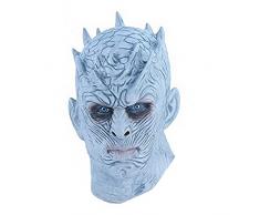 thematys Night King Mask Maschera White Walkers Game of Thrones - Perfetto per Carnevale e Halloween - Costume per Adulti - Latex, Unisex Taglia Unica