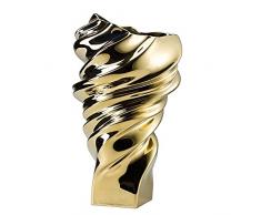 Vaso Squall Rosenthal cm 32 porcellana oro