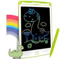 Richgv 10 Pollici Tavoletta Grafica, Lavagna Magnetica per Bambini, Portatile Lavagnetta LCD, Lavagnetta Cancellabile Elettronica, Giochi di Viaggio, Regali Natale per Bambini 3 4 5 6 7 anni